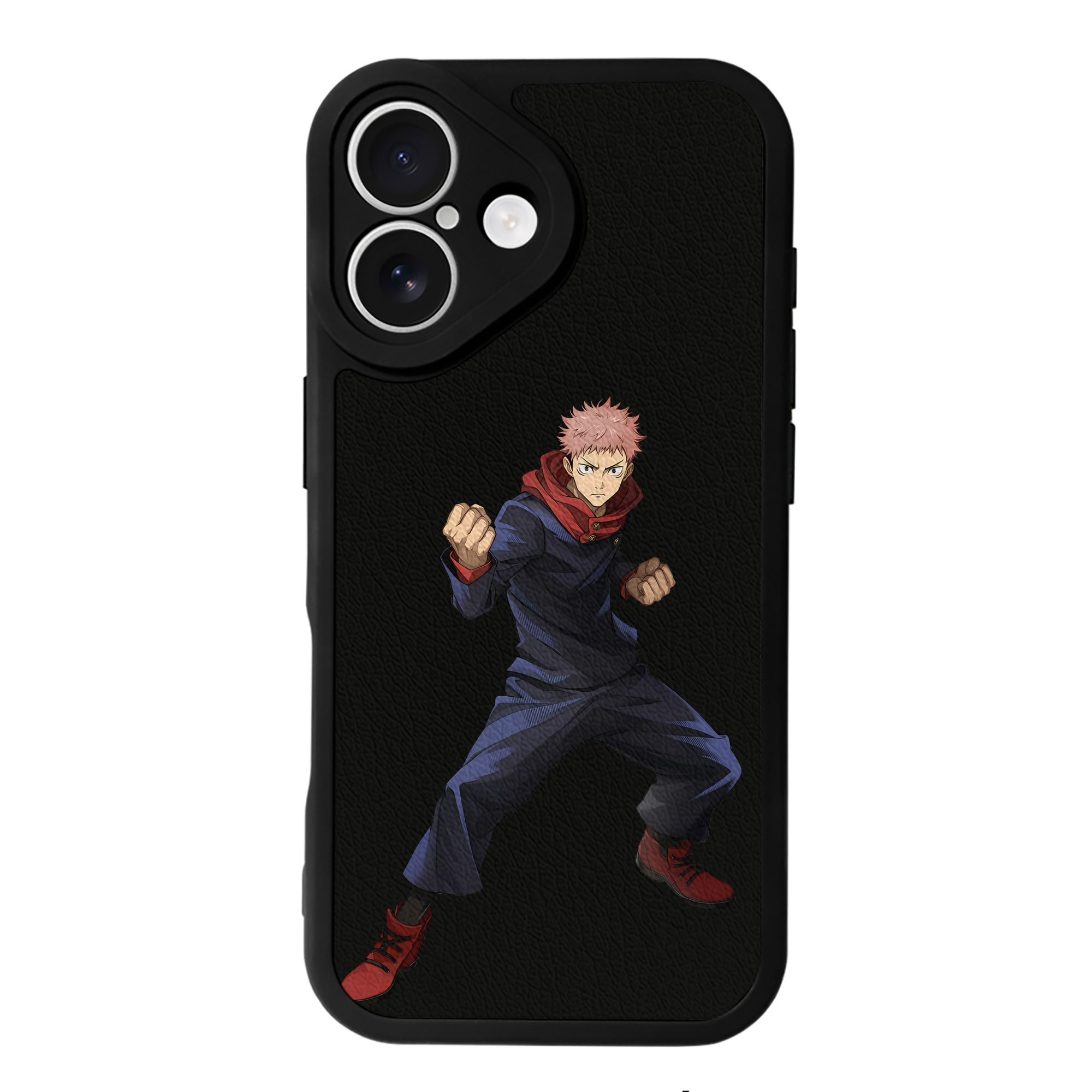（画像用） 呪術廻戦 Jujutsu Kaisen 【iPhone 16シリーズ対応】シリコンスマホケース（レザー調） 材質：シリコン